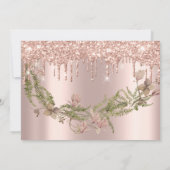 Save The Date ブラックローズ フローラル ウッドランド ドリップス セーブザデート (裏面)