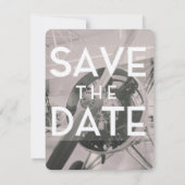 Save the Date プロップ飛行機 (裏面)