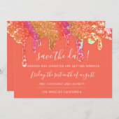 Save The Date ホログラフィックドリップス オレンジキャンディ セーブザデート (正面/裏面)