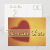 Save the Date ポストカード (正面/裏面)