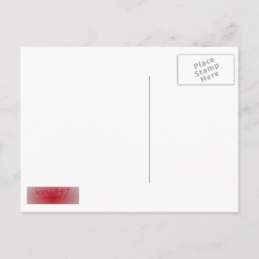 Save The Date ポストカード (裏面)