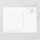  SAVE THE DATE, ポストカード, カラフルでおしゃれ 案内ポストカード (裏面)