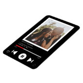 Save The Date ミュージックプレーヤー ファーストダンス フォト マグネット (左側)