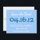 Save the Date ライトブルー セーブザデート<br><div class="desc">特別な日をゲストにお知らせしましょう！</div>