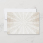 Save The Date ラスティック スイート スカル フォト カード (裏面)