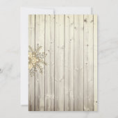 Save The Date ラスティック フラワー ウェディング セーブザデート (裏面)