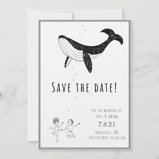Save the Date - ラブラブクジラ セーブザデート (正面)