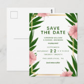 Save The Date | リゾートウェディング ポストカード (正面/裏面)
