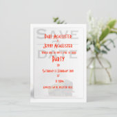 Save the Date ヴィンテージ機関車の招待状 招待状 (スタンド正面)