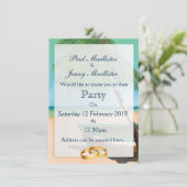 Save the Date ヴィンテージ漁船 招待状 (スタンド正面)