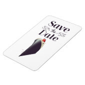 Save the Date ヴィンテージ航海の招待状 マグネット (左側)