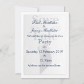 Save the Date ヴィンテージ航海招待状 招待状 (正面)