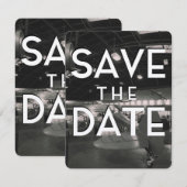 Save the Date ヴィンテージ航空機格納庫 (正面/裏面)