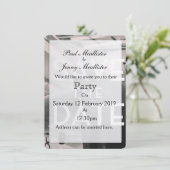 Save the Date ヴィンテージ航空機格納庫 招待状 (スタンド正面)