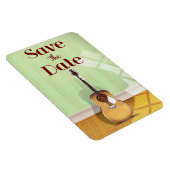 Save the Date ヴィンテージ アコースティックギター マグネット (右側)