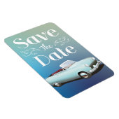Save the Date ヴィンテージ クラシック カー マグネット (右側)