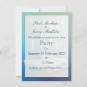 Save the Date ヴィンテージ クラシック カー 招待状 (正面)