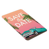 Save the Date ヴィンテージ コンバーチブル カー マグネット (右側)