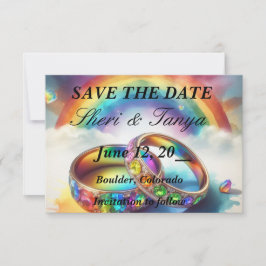 SAVE THE DATE 同性婚 ウェディング 招待のお知らせ 招待状