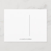 Save The Date 地平線 ポストカード (裏面)