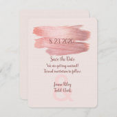 Save the Date 塗料の飛沫 セーブザデート (正面/裏面)