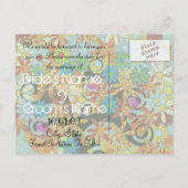 Save The Date – 愛の木カスタマイズ-  案内ポストカード (裏面)