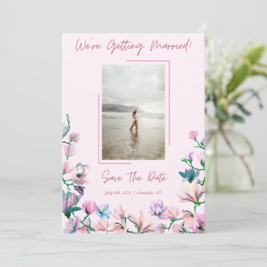 Save The Date 招待状 (スタンド正面)