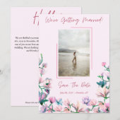 Save The Date 招待状 (正面/裏面)