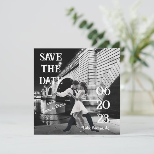 Save the Date 招待状 (スタンド正面)