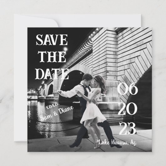 Save the Date 招待状 (正面)