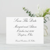 Save The Date 招待状 (スタンド正面)