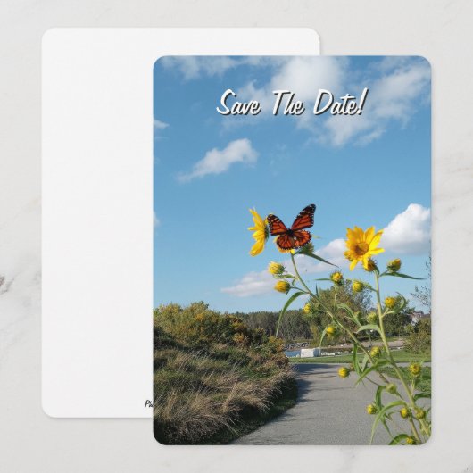 Save the Date! 招待状 (正面/裏面)