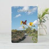 Save the Date! 招待状 (スタンド正面)