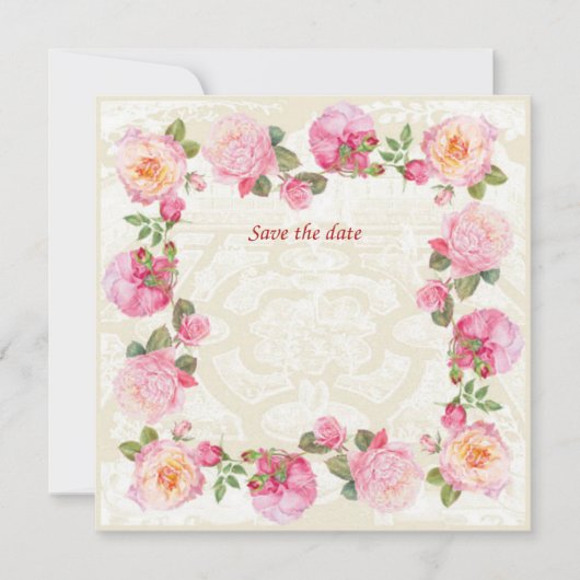 Save the date 招待状 (正面)