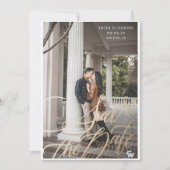 Save the Date 招待状 (正面)