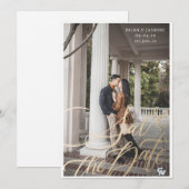 Save the Date 招待状 (正面/裏面)