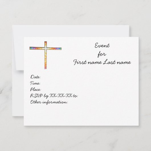 Save the Date - 招待状 (裏面)