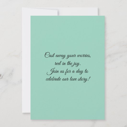 Save the Date 招待状 (裏面)