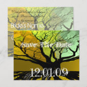 Save The Date - 根っこ 案内ポストカード (正面/裏面)