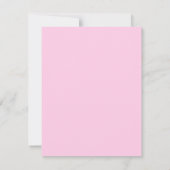 SAVE THE DATE 現代カリグラフィー スクリプト 熱いピンク セーブザデート (裏面)