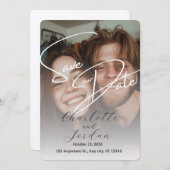 Save the Date：私たちの愛の物語は続く 招待状 (正面/裏面)