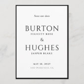 Save the Date | 結婚式のご案内 5x7カード セーブザデート (正面)