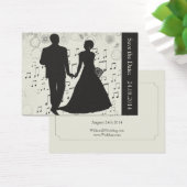 Save the Date, 結婚's Couples Music Business Card (デスク)