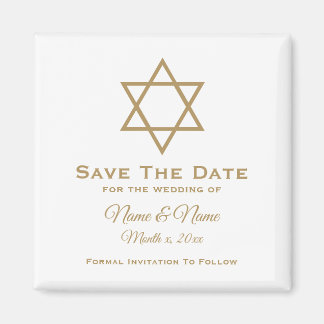 Save The Date 結婚's Magnets : Star of David マグネット