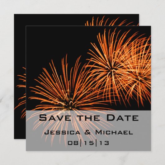 Save the Date 花火 2 発表 セーブザデート (正面/裏面)