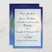 Save the Date 魔法の月 招待状 (正面/裏面)