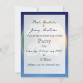 Save the Date 魔法の月 招待状 (正面)