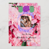 Save the Date A Wedding Invitation to Cherish  招待状 (正面/裏面)