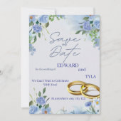 SAVE THE DATE ANNOUNCEMENT CARD 招待状 (正面)