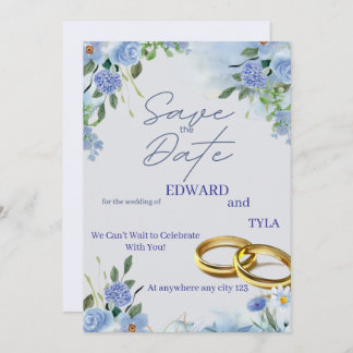 SAVE THE DATE ANNOUNCEMENT CARD 招待状